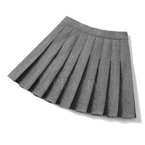 กระโปรงผ้าฝ้ายเลื่อมฟอกสำหรับผู้หญิงกระโปรงผ้าฝ้าย100% สั้นกระโปรงผ้าฝ้ายฟอกฤดูร้อน - Product Image 1