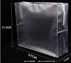 Bolsa de Plástico Transparente con Cierre, Bolsa de Almacenamiento Personalizada para Ropa de Cama y Regalos - Product Image 5