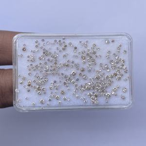 2 มม.4 มม.สีขาวธรรมชาติแชมเปญเพชรรอบ Brilliant Cut อัญมณีหลวมขายส่งเครื่องประดับหินผู้ผลิตคุณภาพสูงตอนนี้ - Product Image 3