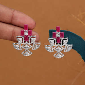 Boucles d'oreilles mode couleur Rani - Product Image 2