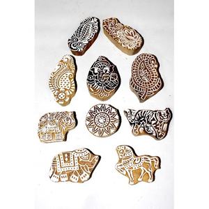 Bloc d'impression de conception indienne, tampons d'impression au henné et au papier, bloc d'impression Textile - Product Image 6