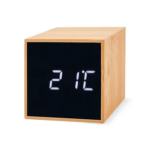 Orologio da Tavolo in Bambù Harrisburg, Gadget Personalizzati - Product Image 3