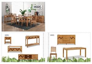 MARS Lámpara de madera Mesa 1 cajón Muebles de dormitorio Juego de dormitorio Diseño moderno de proveedor vietnamita - Product Image 5