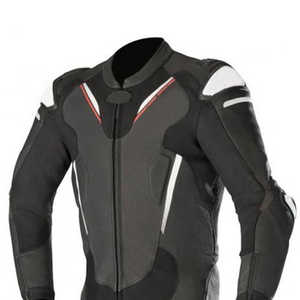 Personnalisable 100% cuir de vachette combinaison de moto confortable respirant imperméable et coupe-vent protéger l'équipement de corps - Product Image 4
