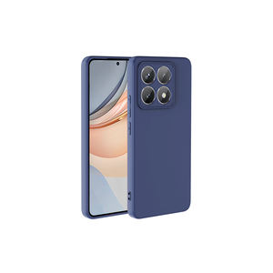 Funda Protectora de Silicona TPU Premium Azul Marino Serie Mara de OMSY para Xiaomi 14T Plus, Funda de Silicona Líquida - Product Image 1