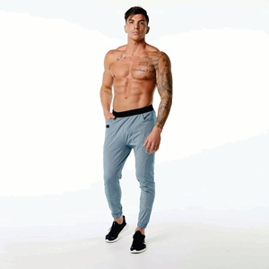 Joggers évasés décontractés pour hommes et femmes taille haute impression bouffante pantalons de survêtement toile de coton pantalons De sport pantalons De Hombre - Product Image 3