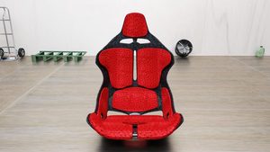 Sièges de course pour voiture sport de haute qualité, ergonomiques, en tissu et cuir PU, style Recaro, en fibre de carbone premium, ajustement universel - Product Image 5