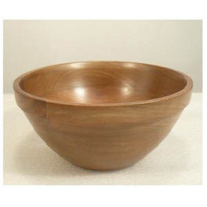 Cuenco de madera hecho a mano ensalada aperitivo fruta ensalada servir para cocina casera - Product Image 2