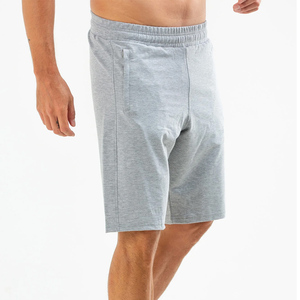 Pantalones cortos deportivos para correr de alta calidad con logotipo personalizado, pantalones cortos de lana de algodón y poliéster, pantalones cortos informales de gran tamaño para hombre - Product Image 3