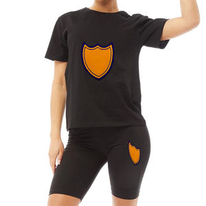 ชุดฤดูร้อนสำหรับผู้หญิงชุดฤดูร้อนปักลายคอกลมแฟชั่นลำลองออกแบบได้ตามต้องการ - Product Image 1