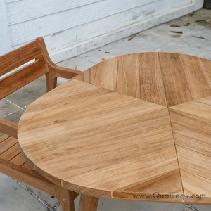 Trilope Teak <b>Foldable</b> Waterproof Modern Outdoor <b>Dining</b> <b>Table</b> - Product Image 4