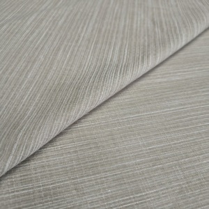 Tela de cortina decorativa de algodón y poliéster Premium texturizada con estilo de aspecto de lino tejido para decoración de hogar y Hotel - Product Image 6