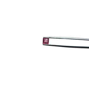 Rubis naturels de haute qualité de Bangkok, carrés calibrés de 4 mm et 5 mm, Tanzanite taille émeraude, pierres précieuses en vrac, couleur verte et rouge - Product Image 2