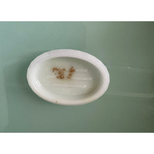Modern Resin Oval Soap Dish and Tray Custom Surface Finish for Bathroom Shower Hotel with Customizable Soap Dispenser - Product Image 6