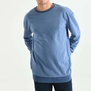 Nouvel arrivage en gros sweat-shirt uni surdimensionné délavé à l'acide personnalisé poids lourd à manches longues 100% coton lavé à l'acide à capuche Basics - Product Image 3