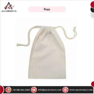 Meilleur revendeur de sacs à cordon en toile de coton biologique de qualité supérieure, couleur crème, pour hommes/femmes, disponibles avec logo personnalisé - Product Image 5