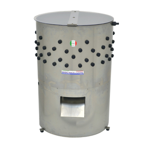 Attrezzatura per la macellazione della macchina per spiumatura del tamburo del pollo del pollame Top Quality Made in Italy spicher in acciaio inossidabile X18 SPIUMA X18 - Product Image 1