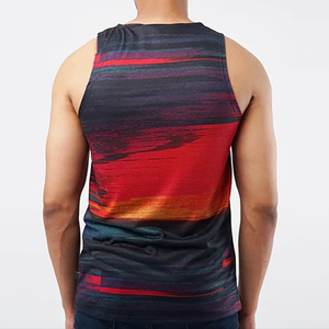 Logo personnalisé coton entraînement Fitness Top léger doux Gym blanc uni vierge course débardeurs - Product Image 4