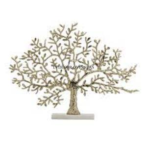 Magnifique Look Argent Brillant Poli Meilleure Qualité En Métal Fabriqué Arbre Designer Sculpture Maison Et Hôtel Décoration Fourniture De L'Inde - Product Image 1