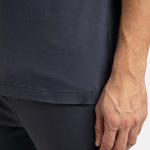 เสื้อยืดสตรีทแวร์สั่งทำ เสื้อยืดพิมพ์โลโก้ตามสั่ง เสื้อยืดคอกลม แขนสั้น ผ้าฝ้าย 100% เสื้อยืดผู้ชายแบบเรียบ - Product Image 5