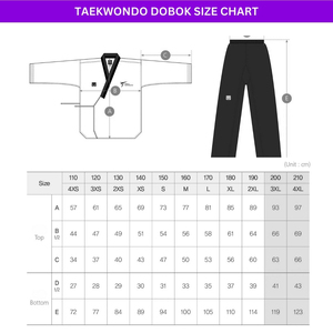 Venta al por mayor Material Arts Training Gi logotipo personalizado cuello negro Taekwondo uniforme personalizado algodón duradero Taekwondo Doboks - Product Image 6