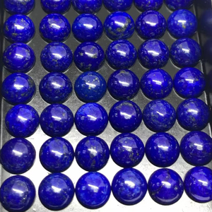 High Quality 11x11 MM Natural Blue <b>Lapis</b> <b>Lazuli</b> Round Cabochon Loose Gemstone From Manufacturer at Wholesale Rate - Product Image 1