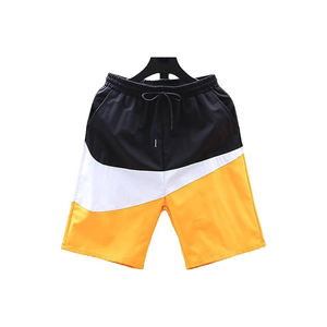 Short de fitness d'été en coton pour hommes à la mode grande taille imprimé personnalisé vêtements de rue décontractés avec poches pour les sports d'été - Product Image 1