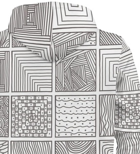 เสื้อฮู้ดพิมพ์ลายซับลิเมชันสำหรับผู้ชายเสื้อมีฮู้ดระบายอากาศป้องกันการหดตัวดีไซน์ทันสมัย - Product Image 6