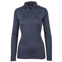Nueva Llegada POWER HINT Camiseta de Polo de Carreras para Mujer, Estilo Western, con Media Cremallera, de Algodón, Compresión, Transpirable, Cuero Genuino