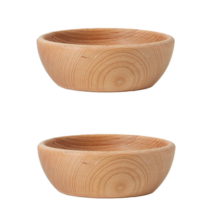 Top Grade Handmade Biodegradable Wood Metal <b>Mixing</b> Pudding <b>Large</b> <b>Bowl</b> Set for Kitchenware Countertop Display Modern Eco-Friendly - Product Image 3