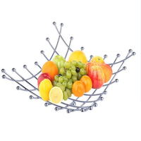Meilleure vente bol à fruits en métal Rangement nouveau design Bol à panier bol à fruits en métal au design de luxe à bas prix