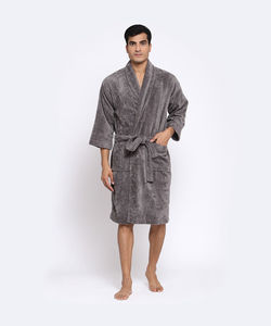 Batas de lujo Unisex para hotel para mujer, ropa de salón de algodón de rizo acogedora personalizada, albornoz para mujer, bata de bambú, ropa de salón, conjuntos para mujer - Product Image 3