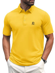 Polo d'été pour hommes avec logo personnalisé de sport Polo tricoté à manches courtes Polo de golf respirant - Product Image 6