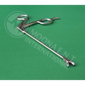 Blakesley Thru Cut Manual Forceps Straight Jaw 3mm Surgical Grade Reusable Stainless Steel ENT Surgery Instrument - Product Image 2