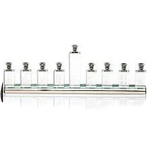 Bijoux Antique Laiton Doré Jérusalem Bougeoir Classique Menorah Hanukkah Juif 9Arm Menorah Hanukkah Vente en gros Prix pas cher - Product Image 6