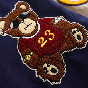 Novedades Chaqueta Varsity de Béisbol de Invierno para Hombre, Unisex, Personalizada con Botones y Letras Bordadas, Deportiva, 100% Lana, de Alta Calidad - Product Image 5