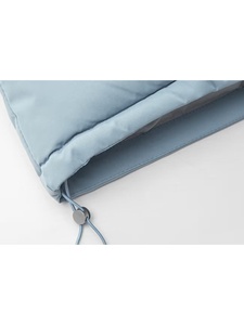 Doudoune matelassée légère et épaisse pour femme, la plus vendue, en nylon, à manches longues, couleur unie, avec fermeture éclair, coupe ajustée, vente en gros - Product Image 3
