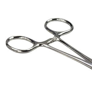 Pinzas de Acero Inoxidable Pennington con Ranura (Extremo Abierto), Pinzas de Presión Manuales Ligeras de Alta Calidad con Cuerpo de Trinquete con Pulido Espejo - Product Image 4