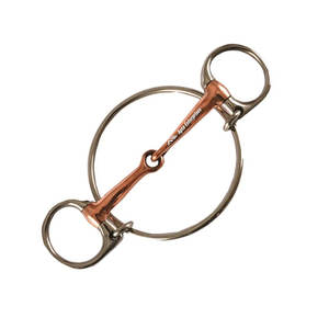 Bridon de course de chevaux Dexter Ring en acier inoxydable professionnel, embouchure en cuivre lisse, design personnalisé, haute qualité, personnalisable - Product Image 4