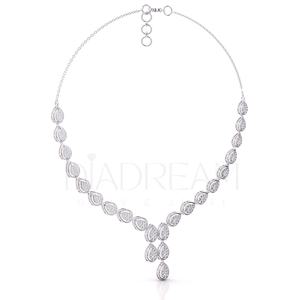 Collier en argent sterling 925 pour femmes de créateur pendentif en diamant Moissanite pour mariages occasions spéciales bijoux en gros - Product Image 5