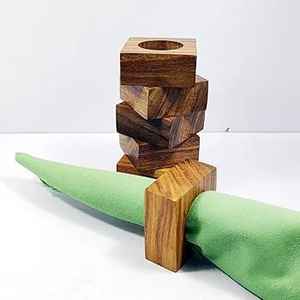 Servilletero de madera de diferentes formas más vendido, compra al precio más bajo - Product Image 1