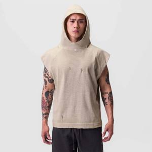 Camiseta sin mangas de gimnasio con capucha para hombre: tela cómoda y de secado rápido para entrenamientos y deportes intensos - Product Image 1