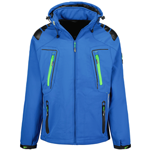 Vêtements d'extérieur d'hiver de qualité supérieure veste Softshell à capuche réglable pour hommes vêtements actifs classiques veste exclusive coupe décontractée pour hommes - Product Image 1