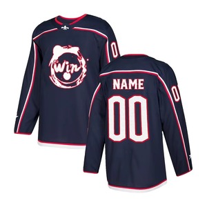 Nouveauté, uniformes de hockey sur glace personnalisés de haute qualité, service OEM, dernier design, ensembles de tenues élégants, respirants, séchage rapide, 100% - Product Image 5