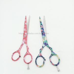 Coupe de revêtement de papier de haute qualité ciseaux de coiffeur ciseaux de cheveux en acier inoxydable Logo personnalisé ciseaux privés - Product Image 4