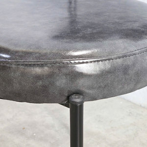 Modern Minimalist Faux Leather <b>Dining</b> <b>Chair</b> with Iron Frame for Living Rooms GA68037 - Product Image 5