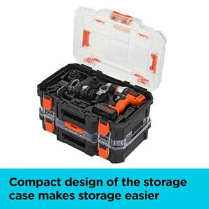 Kit Combinado de Herramientas Eléctricas Inalámbricas de 20V MAX, con Batería y Cargador, Juego de 10 Piezas de Plástico - Product Image 2