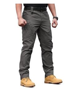 Pantalon cargo léger personnalisé 100% polyester pour hommes, détection des aiguilles, imperméable, vêtements de travail tactiques, agents de sécurité, toutes saisons - Product Image 4