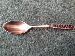 Cuillère de mariage noire et dorée avec poignée en laiton ustensiles de cuisine en métal accessoires de salle à manger pour restaurant servant directement de l'Inde - Product Image 4