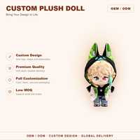 Peluche personnalisée CE CPC, poupée anime, jouet en peluche animal de dessin animé, créez votre propre design, fabricant OEM, usine